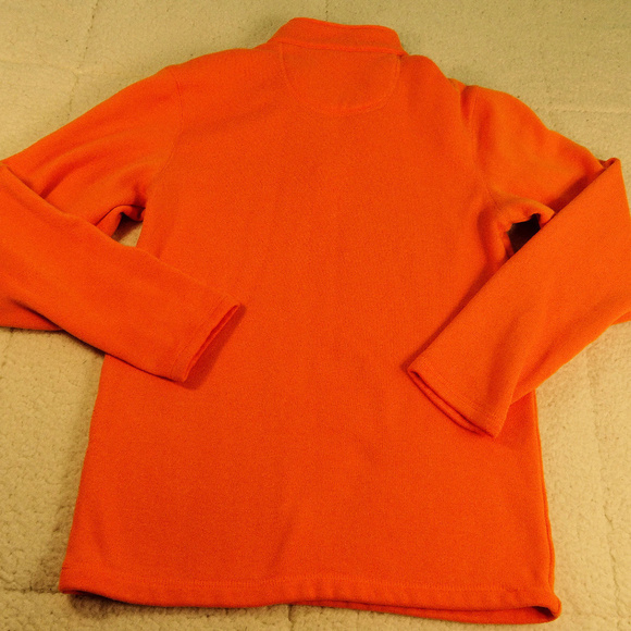 Realtree Orange Fleece Hunting Qtr Zip Jacket Sm - Picture 2 of 4